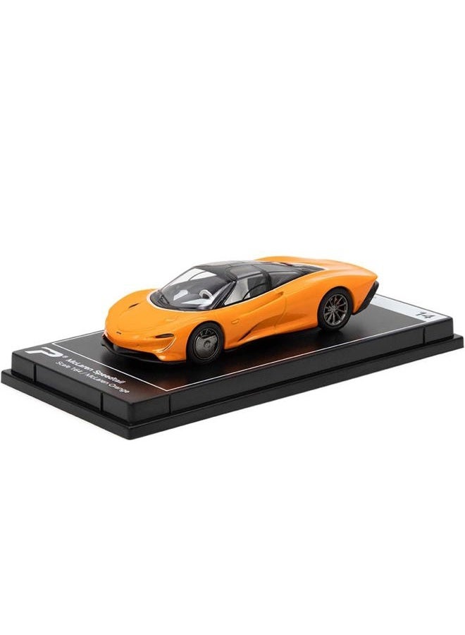 PosterCars 1:64 Scale McLaren Speedtail McLaren Orange Hypercar League Collection No.14 - Image 1
