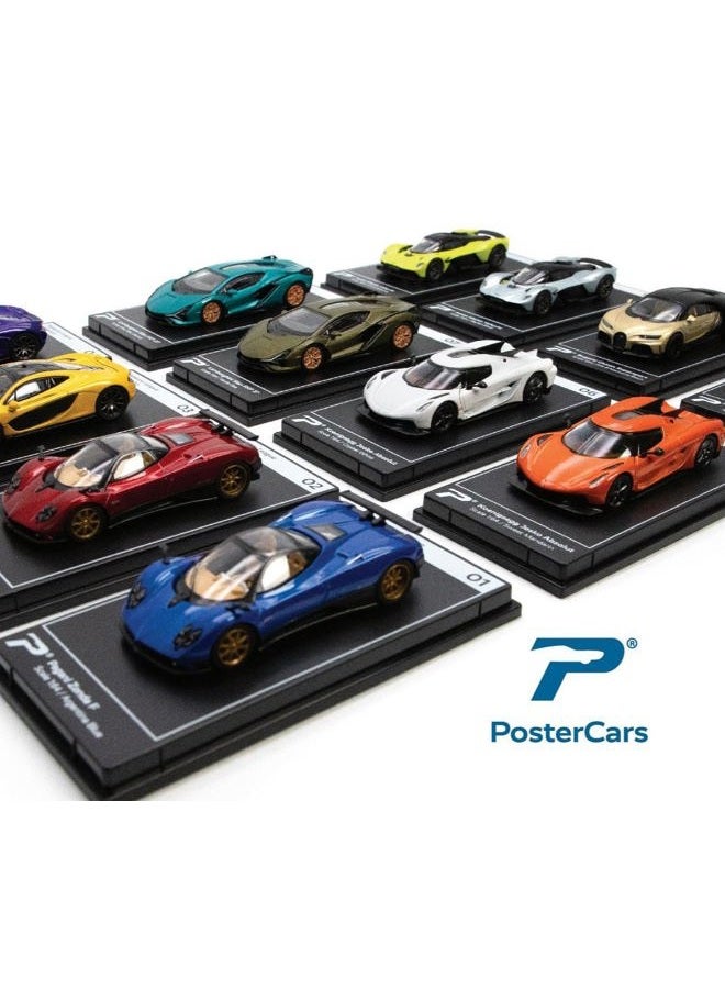 PosterCars 1:64 Scale McLaren Speedtail McLaren Orange Hypercar League Collection No.14 - Image 2