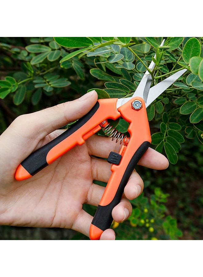 Green Multifunctional Straight Head Garden Pruning Shears Non Slip Labor Saving Flower Branch Scissors - Image 2
