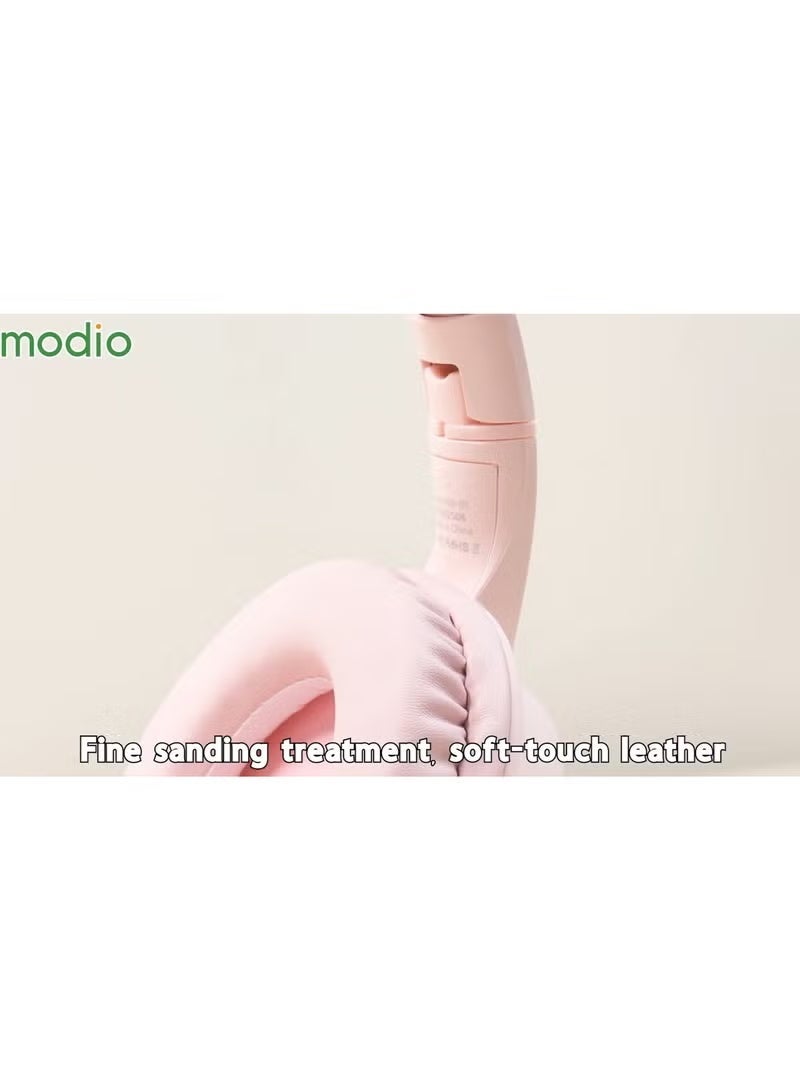 Modio WB 01 Wireless Headphones Over Ear Bluetooth Headset with HD Sound Deep Bass and Long Battery Life in Black - Image 3