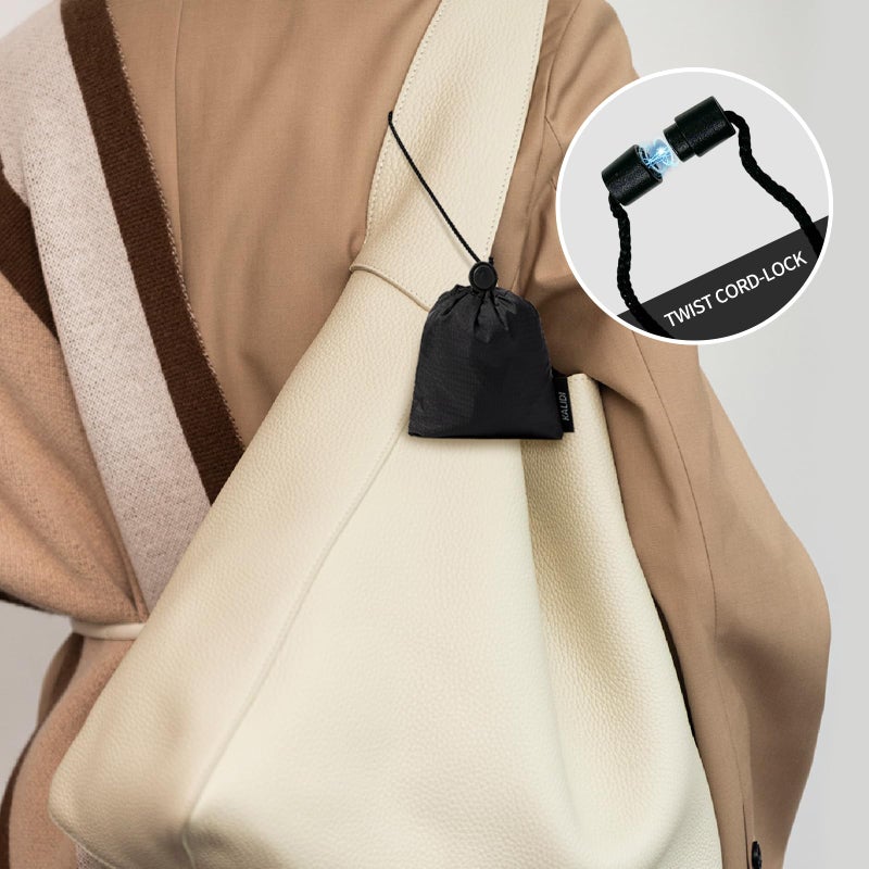 KALIDI FANCY FOREST KALIDI Compact Tote Shopping bag Lightweight Foldable Tiny Reusable Grocery Shoulder Bag Crossbody - Image 4
