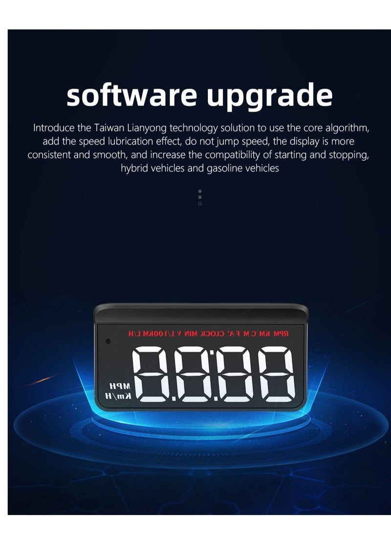 GULFLINK GULFLINK Head Up Display(HUD) Vehicle Speed Meter M5  - Image 2