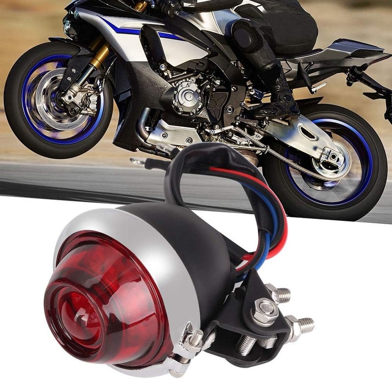 woobles Motorcycle Retro Led Brake Running Light Indicator, Convex Lens, Rear Tail Light High Brightness, Low Heat, Low Power Consumption, High Efficiency Car Light Modification Parts - Image 4