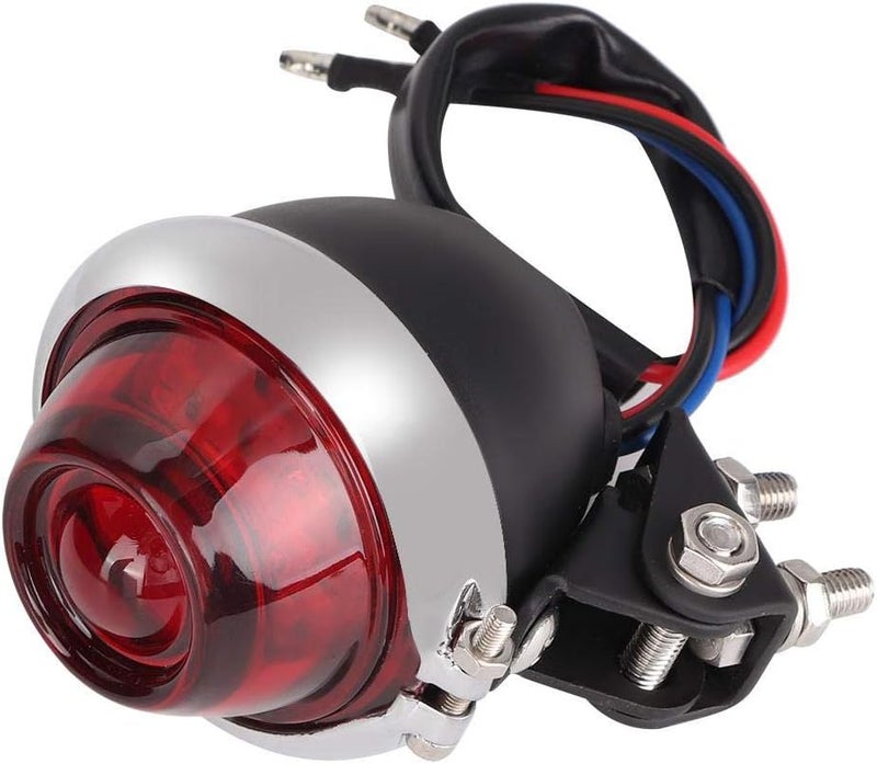 woobles Motorcycle Retro Led Brake Running Light Indicator, Convex Lens, Rear Tail Light High Brightness, Low Heat, Low Power Consumption, High Efficiency Car Light Modification Parts - Image 5