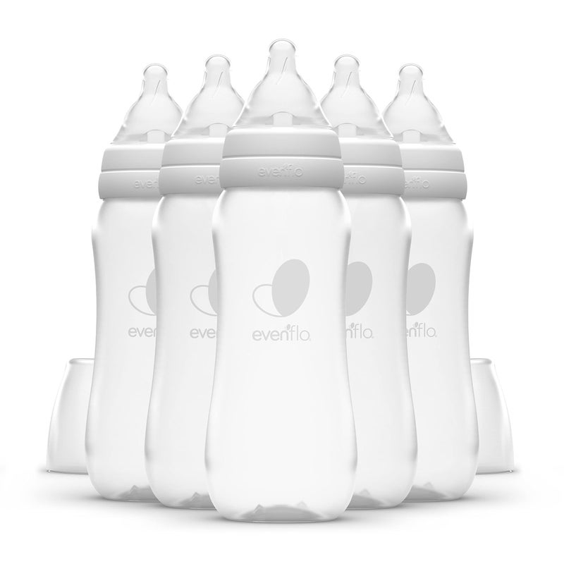 Evenflo Feeding Premium Proflo Venting Balance Plus Standard Neck Baby, Newborn and Infant Bottles - Developed by Pediatric Feeding Specialists - 9 Ounce (Pack of 6) - Image 1