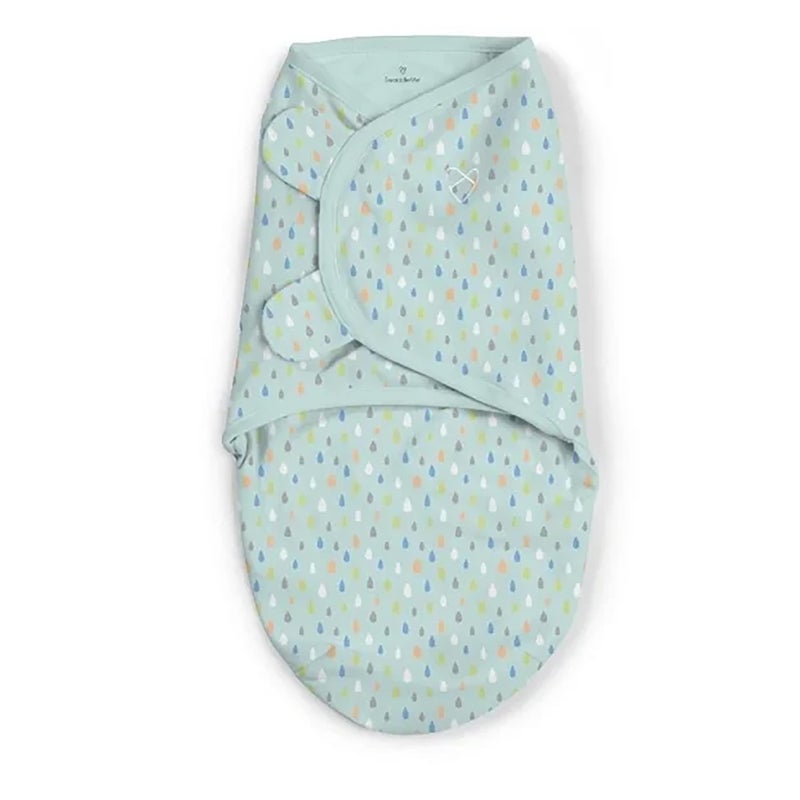 SwaddleMe by Ingenuity Original Swaddle, 100% Cotton, Improves Sleep & Calms Startle Reflex, 0-3 Months, 3-Pack - Jungle Drops - Image 4