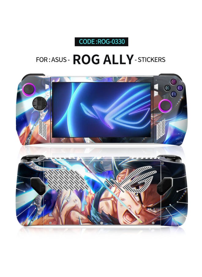 Applicable To Rog Ally Sticker Game Machine Film Asus Palm Machine Accessories Scratch-proof Color Changing Color Picture Protective Film-Color:ROG-330