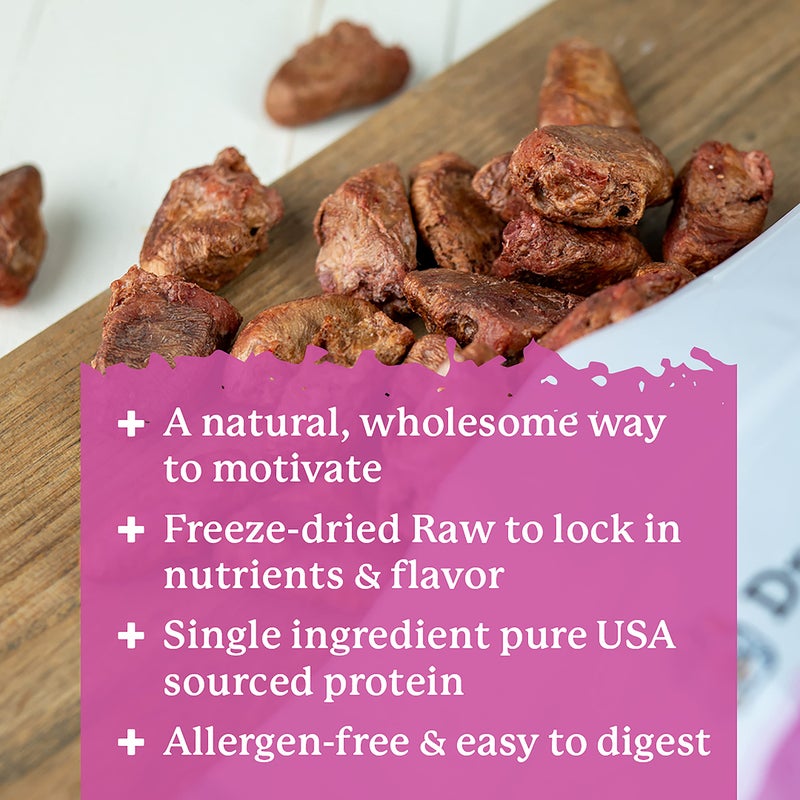 Dr. Harvey's Freeze-Dried Chicken Hearts - Training Dog Treats, Single Ingredient, All-Natural USA Sourced Protein, Allergen-Free - 7 Ounces (Pack of 3) - Image 5