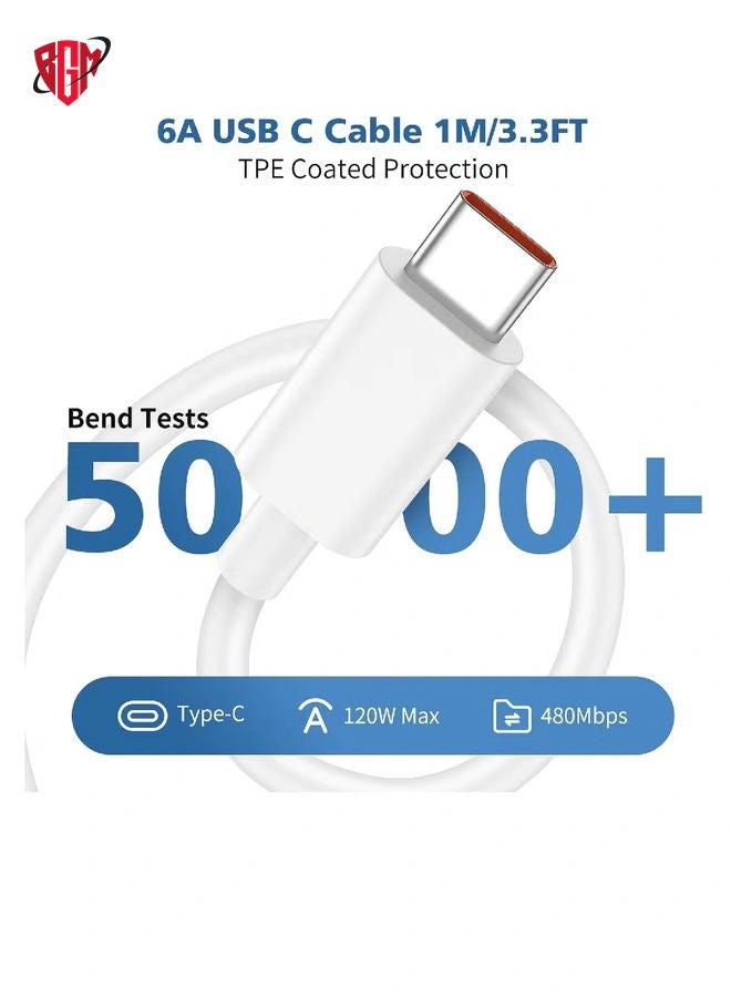 BGM 120W USB Fast Charger Plug for Xiaomi & Redmi 6A Turbo Charging Cable (1M), Wall Adapter for Mi 14T, 13T, 12X, 11T Pro, Redmi Note 13/12/11/10, POCO X6/F5 - Image 4