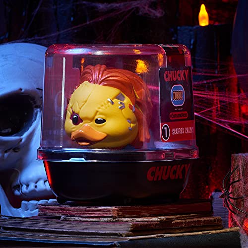 TUBBZ Chucky Scarred Collectible Vinyl Rubber Duck Figure – Official Chucky Merchandise – Horror TV & Movies - Image 2