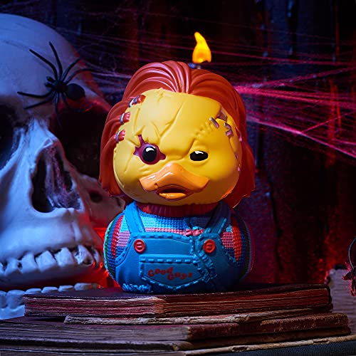 TUBBZ Chucky Scarred Collectible Vinyl Rubber Duck Figure – Official Chucky Merchandise – Horror TV & Movies - Image 3