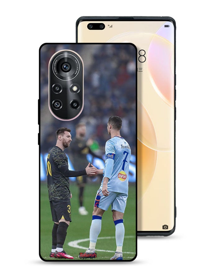 Tolwak Huawei nova 8 Pro 5G Protective Case Cover Messi And Ronaldo - Image 1