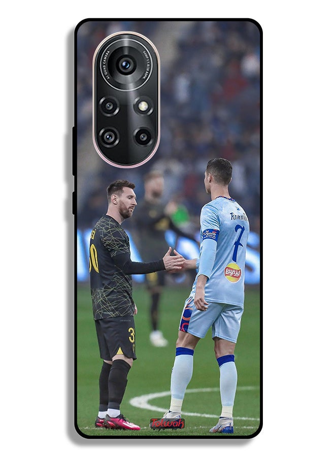 Tolwak Huawei nova 8 Pro 5G Protective Case Cover Messi And Ronaldo - Image 2