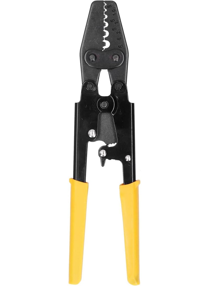 GGOOT Wire Crimping Tool with Ratchet,Ratchet Terminal Crimper Manual Cold Pressing Pliers Crimping Tool Industrial Hardware  - Image 1