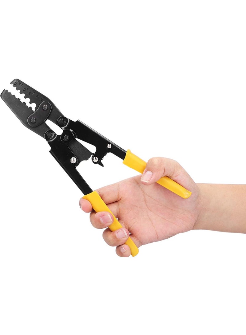GGOOT Wire Crimping Tool with Ratchet,Ratchet Terminal Crimper Manual Cold Pressing Pliers Crimping Tool Industrial Hardware  - Image 4
