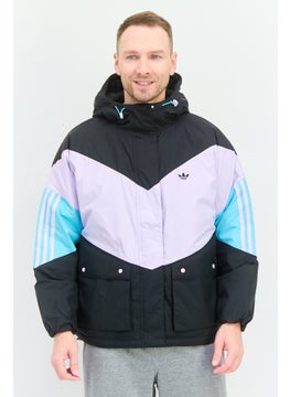 adidas Originals Men Sportswear Fit Long Sleeve Outdoor Jacket, Black  - Image 1