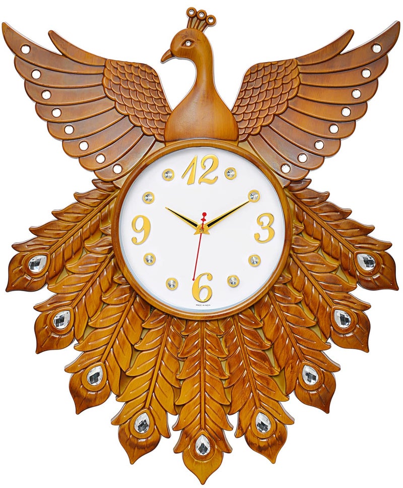 Harbour Analog Latest Stylish New Models Wall Clock for Home Living Room Hall Bedroom (Size Height 58 CM X Width 48 CM)- Home Decor Big Size Wall Clock Mz 921 LBH 6 - Image 2