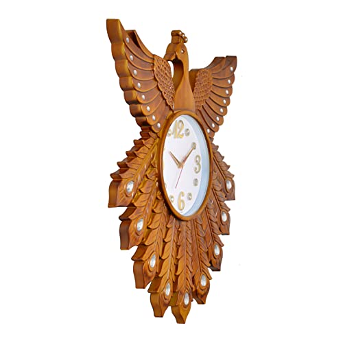 Harbour Analog Latest Stylish New Models Wall Clock for Home Living Room Hall Bedroom (Size Height 58 CM X Width 48 CM)- Home Decor Big Size Wall Clock Mz 921 LBH 6 - Image 3