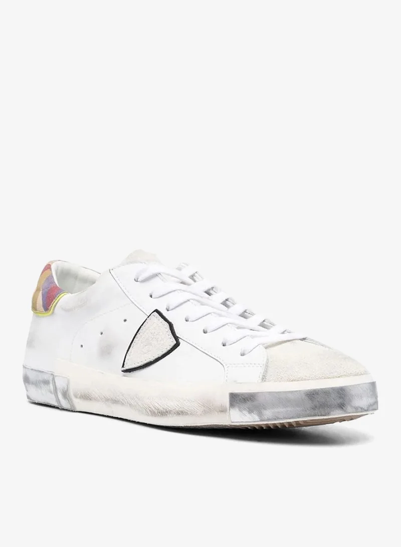 Philippe Model Low Top Lace Up Sneakers