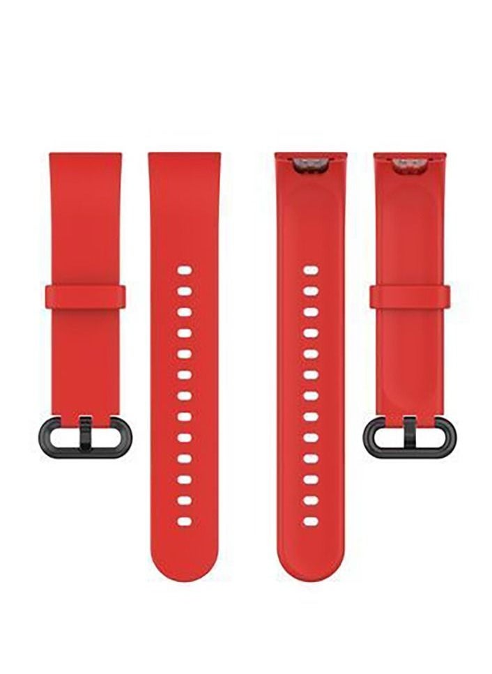 Generic - Redmi Watch 2 & Xiaomi Mi Watch 2 Lite Soft Silicone Replacement Strap With Amazing Design - Red - Image 1