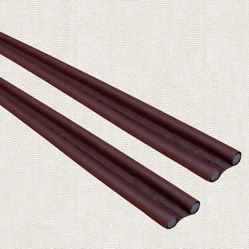 STONE STONE Door Bottom Draft Gap Sealer Strip Stopper Guard for Home to Prevent InsectsOutside DustIndoor Cool Heat IsolationWeather Sound ProofFully Flexible Floor MountedSize39 inch 2 Pcs - Image 1