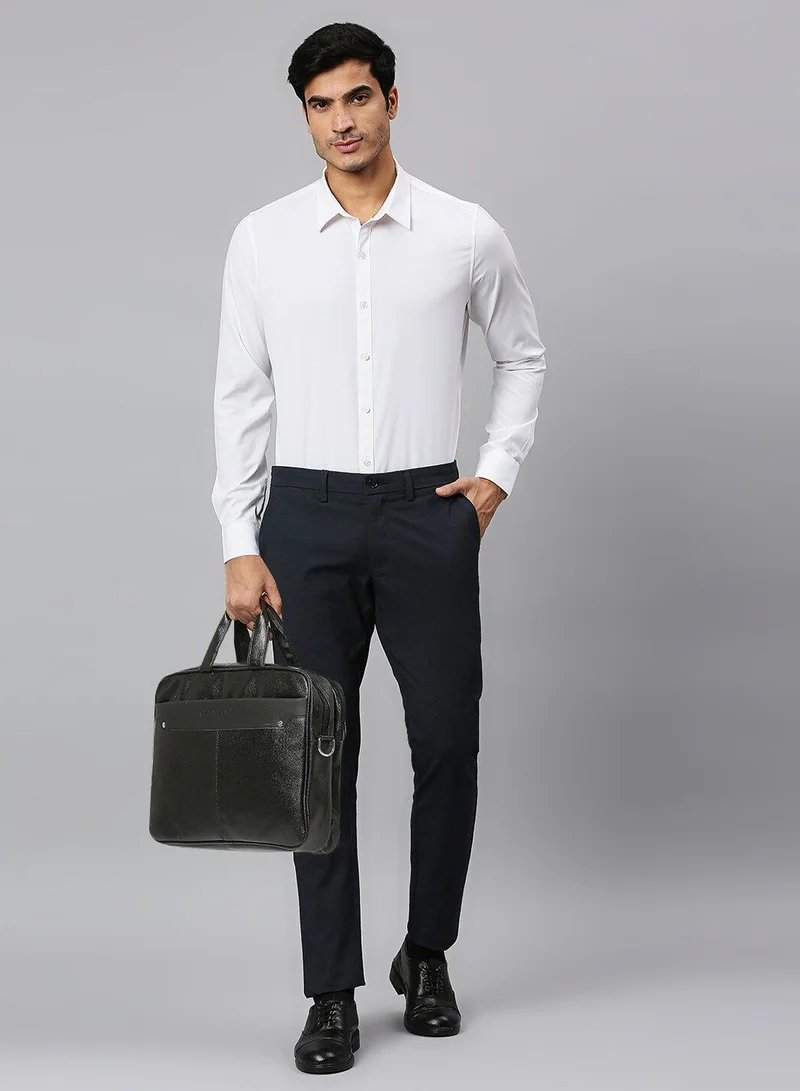 توماس سكوت Thomas Scott Classic Slim Fit 4 Way Stretch Spread Collar Casual Shirt