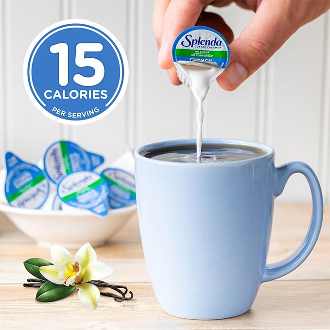 SPLENDA Single Serve Coffee Creamer Cups, Sugar Free French Vanilla, 180 Count - Image 4