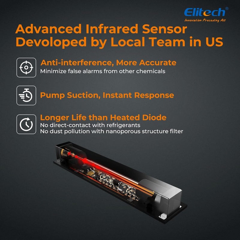 Elitech ILD-300 Advanced Refrigerant Leak Detector for HVAC - Image 2