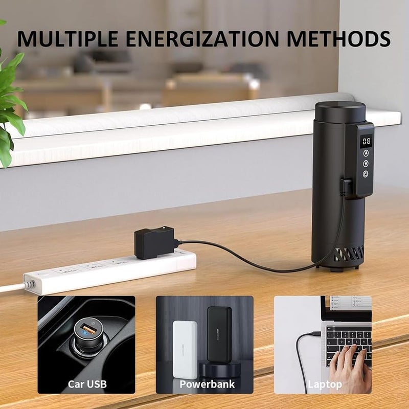 Insulin Cooler for Travel Diabetic Care Medication Cooler USB Charger Portable Car Refrigerator - Image 5