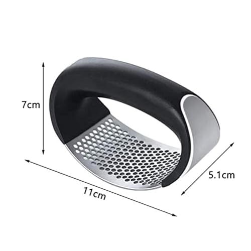 INDUSTRY SERVE Garlic Crusher for Kitchen use | Ginger Garlic Crusher - 2-in-1 Garlic Press, Mincer, Chopper & Pealer | INDUSTRY SERVE Mini Hand Press Garlic Peeler, Cutter & Smasher - Image 5