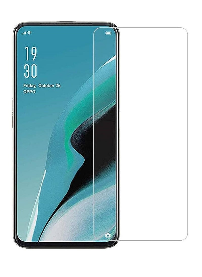 Super حماية شاشة زجاجية مقساة شفافة مصممة لهاتف أوبو رينو 2 تغطية كاملة للشاشة وخالية من الفقاعات - Image 1