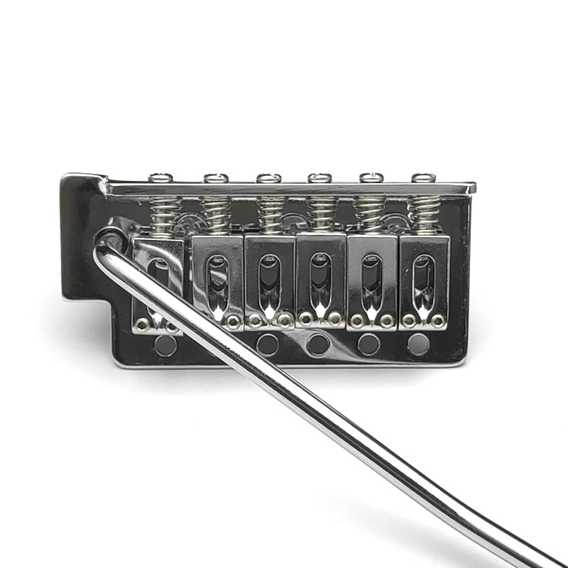 SAPHUE 52.5mm Guitar Stratocaster Tremolo Bridge Set for Fender Strat Squier Electric Guitar Replacement (Chrome, 52.5mm) - Image 5