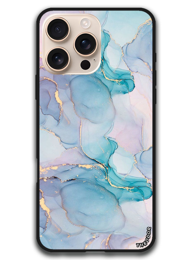 Theodor Protective Case Anti Scratch Shock Proof Bumper Cover For iPhone 16 Pro Max (6.9)-inch Crack Lines (2) - Image 1