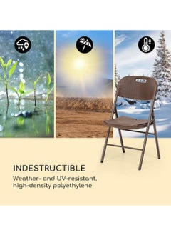 Portable Folding Chair HDPE Wicker Rattan Series Brown - pzsku/ZBC141DDBCCC6295106B5Z/45/_/1705728477/09a980fb-663c-4181-9cee-507f55b9f42d