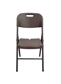 Portable Folding Chair HDPE Wicker Rattan Series Brown - pzsku/ZBC141DDBCCC6295106B5Z/45/_/1705728527/6494d71c-8037-4df4-a741-04f59b77ef42