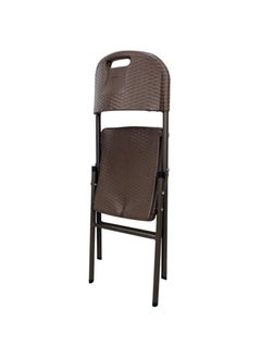 Portable Folding Chair HDPE Wicker Rattan Series Brown - pzsku/ZBC141DDBCCC6295106B5Z/45/_/1705728528/be5123e9-072c-477e-b00b-b6420aca2fd0