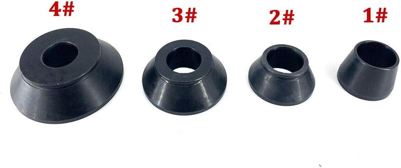 DOMINTY Coats Wheel Balancer 4 Pcs Standard Taper Cone Set - 40mm Shaft #45 Carbon Steel - Image 5