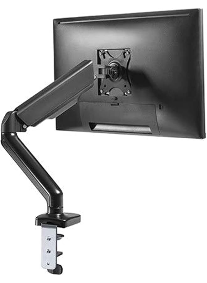 إيروريكس حامل شاشة هيدروليكي واحد للمكتب للشاشات من 13 بوصة إلى 27 بوصة، ذراع مراقبة زنبركي غازي Elemental لمعظم الشاشات من 17 بوصة إلى 27 بوصة Ham 103