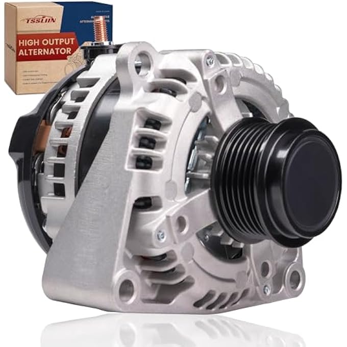 TSSLIIN High Output Alternator For/Chevy Silverado 1500 2500 HD 3500 HD 2014-2023, Tahoe Suburban 2015-2020 For/Cadillac Escalade Escalade ESV 2015-2020, For/GMC SIERRA YUKON 150Amp 12V 84143543 - Image 1