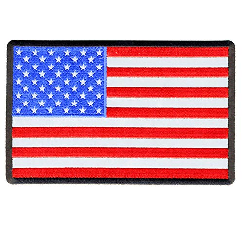 Hot Leathers - PPB1033 American Flag Reflective Patch (6" Width x 4" Height) - Image 5