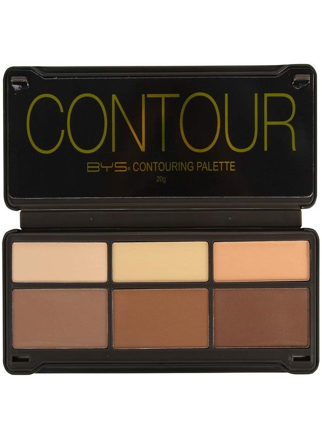 BYS Contour Palette (3x Contouring Powder, 3x Highlighting Powder)