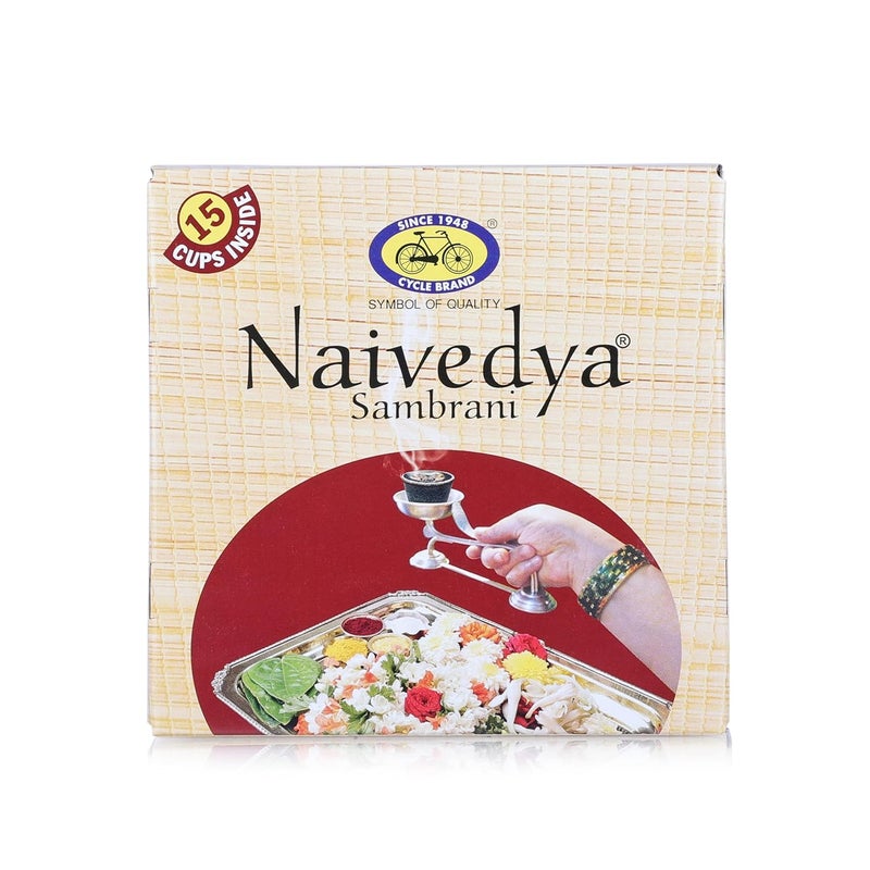 Cycle Pure Naivedya Sambrani Dhoop Cups for Pooja 75 pcs Havan Cups for Pooja Home Festivals Natural Guggal Dhoop Original Dhoop Cones Pack of 5 15 CupsPack 1 Burner PlatePack - Image 3