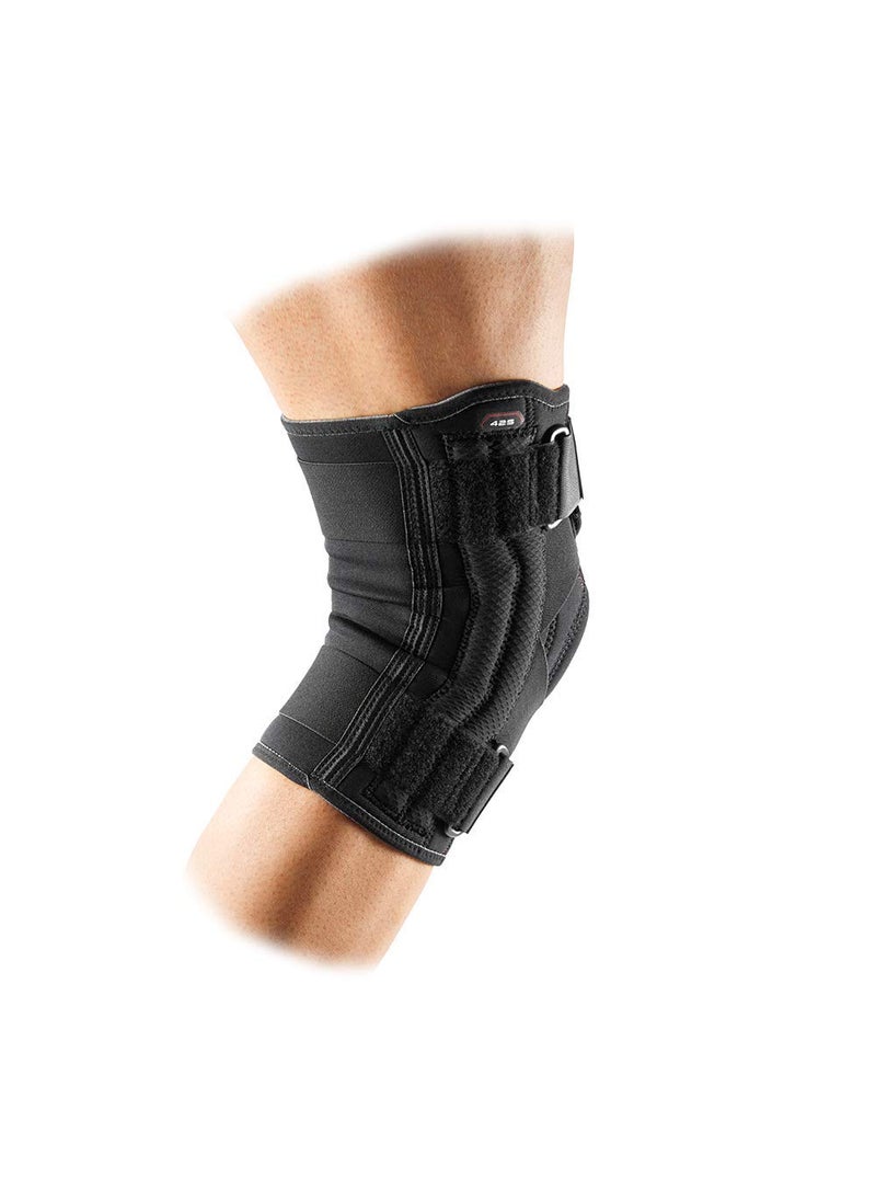 McDavid McDavid Knee Brace Support with Side Stays, Compression Knee Sleeve & Cross Straps for Patellar Tendon Support, Tendonitis, Arthritis Pain Relief, Recovery, Knee Brace for Men and Women  - Image 2