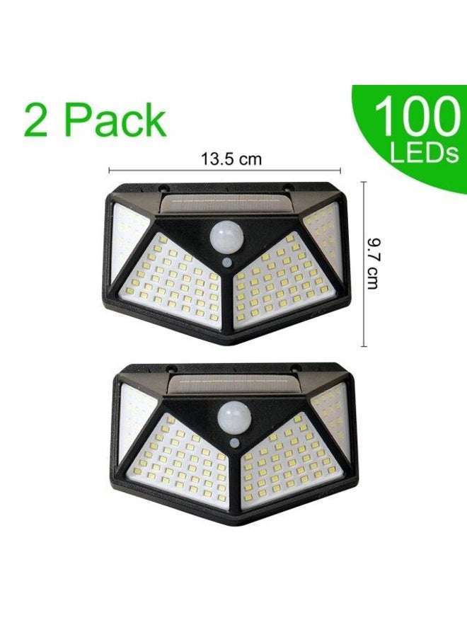 1-12PCS 100 LED Solar Power Wall Light 3Mode Motion Sensor Waterproof Lamp Outdoor Solar Lights Garden Street Lamp Decoration - Image 2
