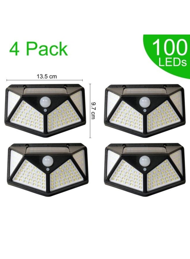 1-12PCS 100 LED Solar Power Wall Light 3Mode Motion Sensor Waterproof Lamp Outdoor Solar Lights Garden Street Lamp Decoration - Image 3