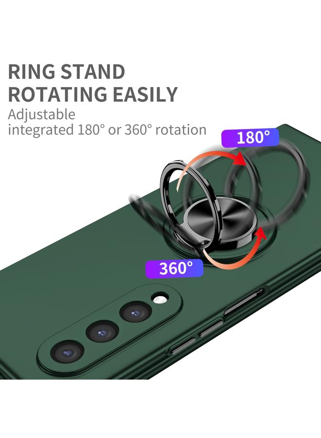 اس-توب جراب لهاتف Samsung Galaxy Z Fold3 5G جراب حامل حلقة مدرعة للهاتف - Image 4