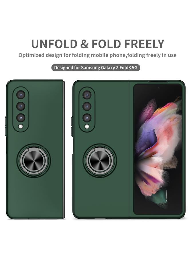 اس-توب جراب لهاتف Samsung Galaxy Z Fold3 5G جراب حامل حلقة مدرعة للهاتف - Image 5