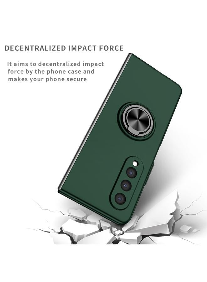 اس-توب جراب لهاتف Samsung Galaxy Z Fold3 5G جراب حامل حلقة مدرعة للهاتف - Image 2