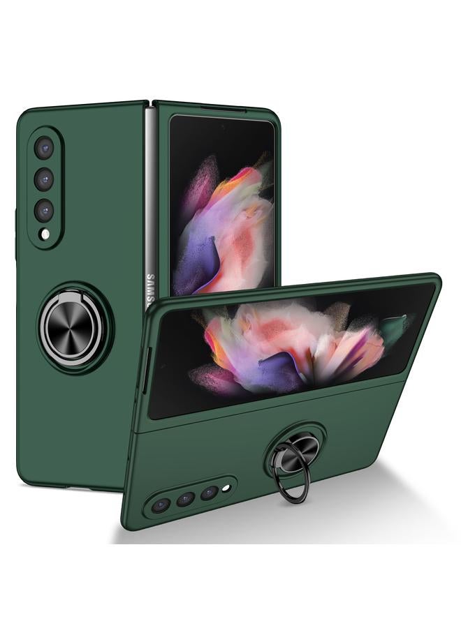 اس-توب جراب لهاتف Samsung Galaxy Z Fold3 5G جراب حامل حلقة مدرعة للهاتف - Image 1