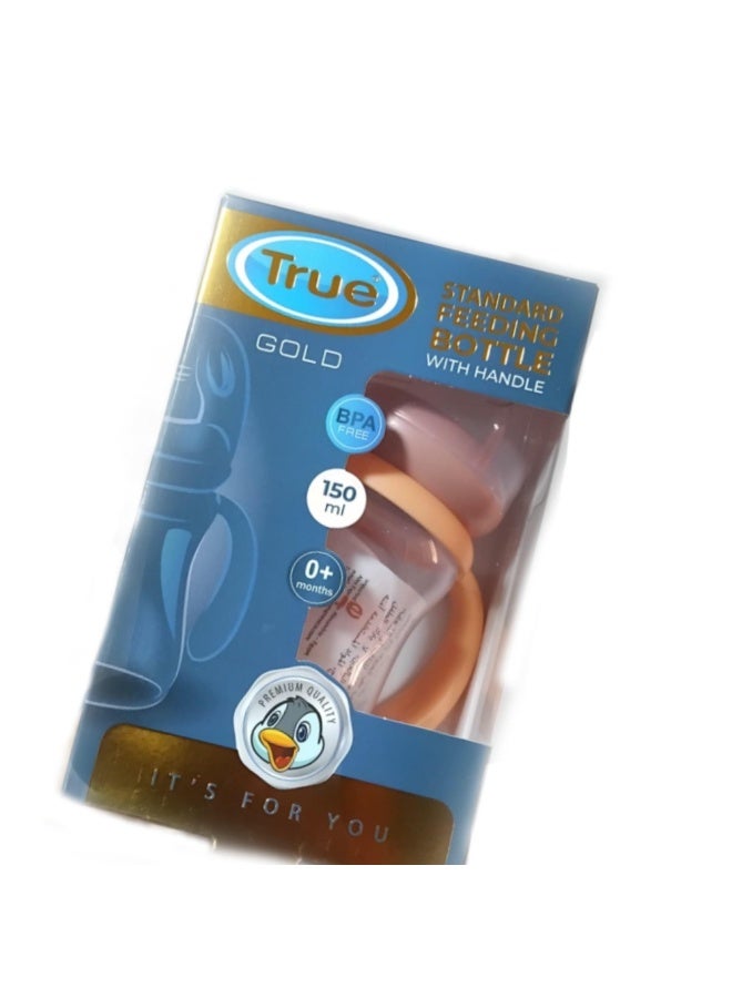 True Standard Feeding Bottle With Handle 150 Ml